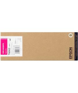 Epson T6063 Magenta Vivido Cartucho de Tinta Original - C13T606300