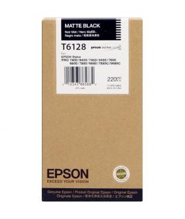 Epson T6128 Negro Mate Cartucho de Tinta Original - C13T612800