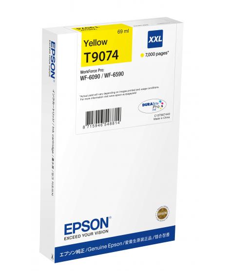 Epson T9074 Amarillo Cartucho de Tinta Original - C13T907440