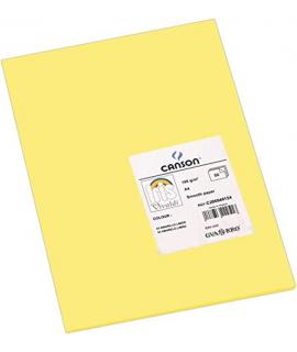 Canson Guarro Pack de 50 Cartulinas Iris A4 de 185g - 21x29.7cm - Color Amarillo Limon