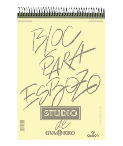 Canson Bloc de Dibujo para Esbozo de 100 Hojas A4 - 21x29.7cm - 90g - Color Blanco