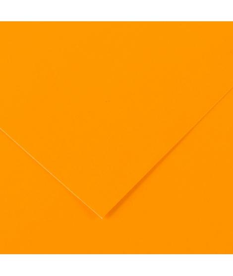 Canson Guarro Pack de 25 Cartulinas Iris de 185g - 50x65cm - Color Naranja Fluo