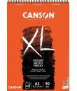 Canson XL Bloc de Croquis con 120 Hojas A3 - Espiral Microperforado - 29.7x42cm - 90g - Color Marfil