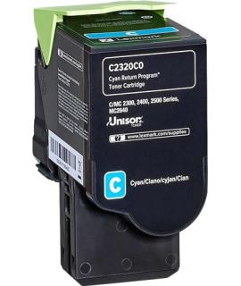 Lexmark C2325/C2425/C2535/MC2325/MC2425/MC2535/MC2640 Cyan Cartucho de Toner Original - C2320C0