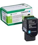 Lexmark C2425C2535MC2425MC2535MC2640 Cyan Cartucho de Toner Original - C242XC0