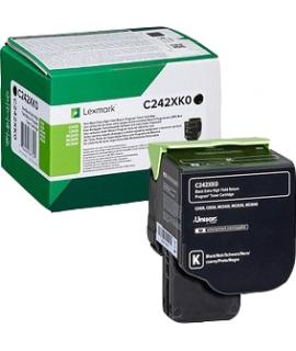 Lexmark C2425/C2535/MC2425/MC2535/MC2640 Negro Cartucho de Toner Original - C242XK0