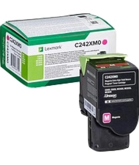 Lexmark C2425C2535MC2425MC2535MC2640 Magenta Cartucho de Toner Original - C242XM0