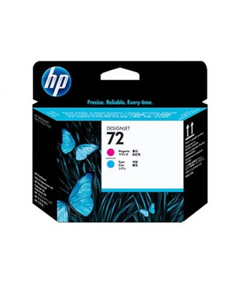 HP 72 Cabezal de Impresion Original - Cyan y Magenta - C9383A