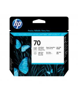 HP 70 Negro Photo/Gris Claro Cabezal de Impresion Original - C9407A