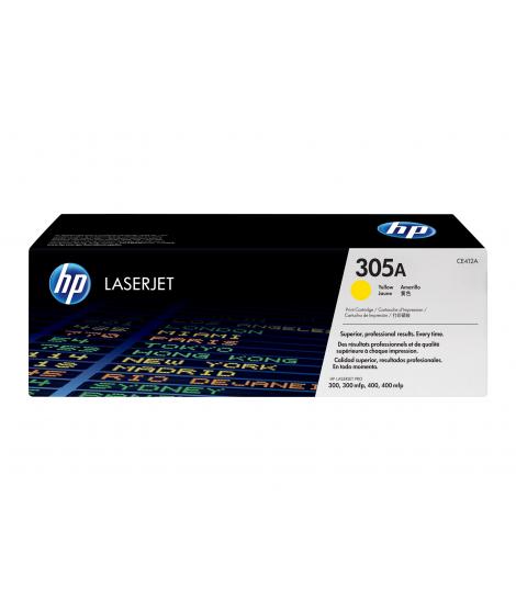 HP CE412A Amarillo Cartucho de Toner Original - 305A