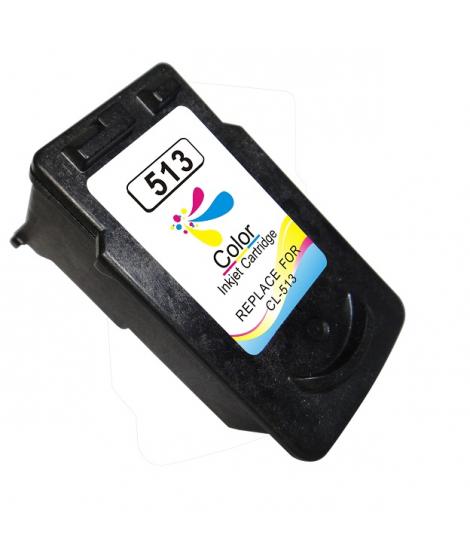 Canon CL513/CL511 Color Cartucho de Tinta Remanufacturado - Muestra Nivel de Tinta - Reemplaza 2971B001/2972B001