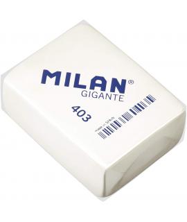 Milan 403 Goma de Borrar Gigante - Miga de Pan - Suave Caucho Sintetico - Color Blanco