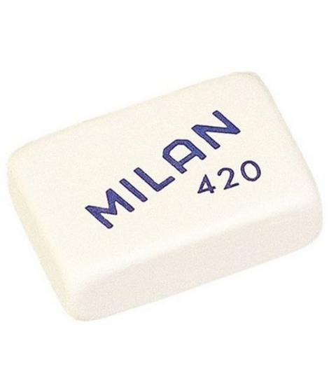 Milan 420 Goma de Borrar Rectangular - Miga de Pan - Suave Caucho Sintetico - Colores Surtidos