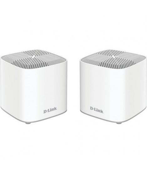 D-Link Sistema WiFi Mesh de Doble Banda - WiFi 6 - 2 Puntos de Acceso - Puerto LAN - Puerto WAN - MU-MIMO - WPA3