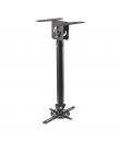 Aisens Soporte de Techo Universal Profesional Giratorio - Inclinable y Extensible para Proyector - Color Negro