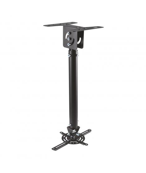 Aisens Soporte de Techo Universal Profesional Giratorio - Inclinable y Extensible para Proyector - Color Negro