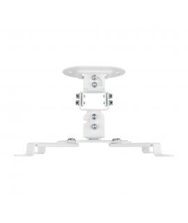 Aisens Soporte Universal Giratorio - Inclinable de Techo para Proyector - Hasta 13.5Kg - Color Blanco