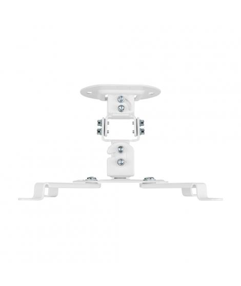 Aisens Soporte Universal Giratorio - Inclinable de Techo para Proyector - Hasta 13.5Kg - Color Blanco