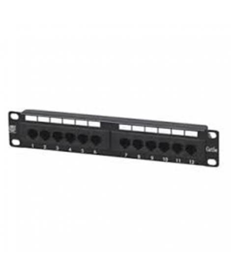 Cromad Patch Panel 12 Puertos Cat 6 1U UTP 10"