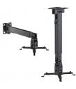 Cromad Soporte de Techo/Pared para Proyector - Extensible e Inclinable - Peso Max. 20kg