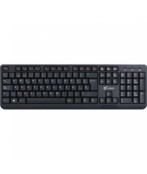 Cromad T50 Teclado Multimedia USB - Teclas FN + Multimedia - Diseño Extrafino y Tacto Suave