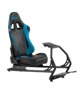 Cromad R2 Asiento Simulador de Carreras - Soporte para Pedales y Volante - Totalmente Ajustable - Robusto - Peso Max. 100kg