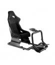 Cromad Pro R3 Asiento Simulador de Carreras - Soporte para Pedales y Volante - Totalmente Ajustable - Robusto - Peso Max. 130kg