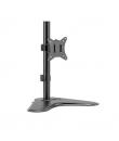 Cromad Soporte de Mesa con Base para Monitor de 17"-32" - Giratorio, Inclinable - Gestion de Cables - Peso Max 9kg - VESA