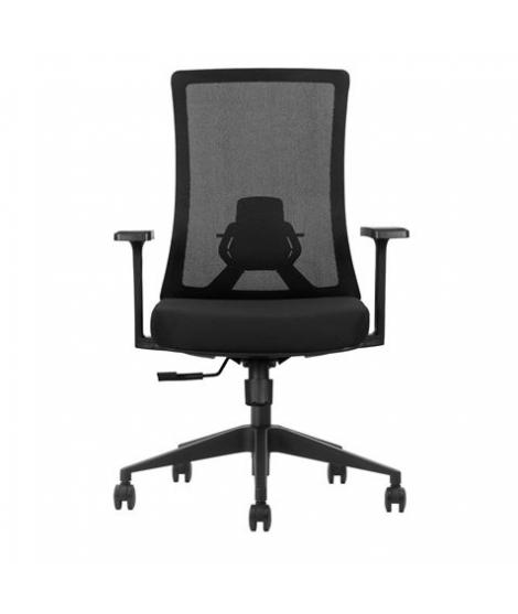 Cromad Silla Concisa y Comoda - Ajuste Total al Cuerpo - Soporte Lumbar Ajustable - Reposabrazos en Forma de T - Asiento de Alta