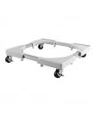 Cromad Soporte/Base Ajustable con Ruedas para Nevera y Lavadoras - Color Blanco