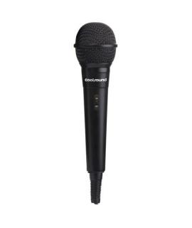 Coolsound Microfono para Karaoke - Conector 6.5mm - Interruptor OnOff - Cable de 2.50m