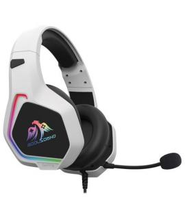 Coolsound G6 Auriculares Gaming con Microfono - USB para Iluminacion LED - Diadema Ajustable - Almohadillas Acolchadas - Control