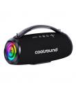 Coolsound Altavoz Bluetooth Beach Boom 40W - Asa de Transporte - Efecto Luces LED - Color Negro