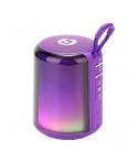 Coolsound Altavoz Bluetooth Light Boom 5W - Asa de Transporte - Efecto Luces LED - Color Morado