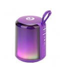 Coolsound Altavoz Bluetooth Light Boom 5W - Asa de Transporte - Efecto Luces LED - Color Morado