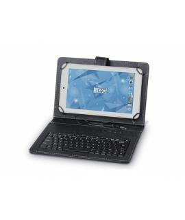 3GO CSGT27 Funda para Tablet 10" con Teclado USB Negra