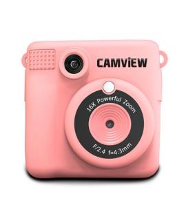 Camview Camara Instantanea Creativa - Impresion de Fotos Al Instante - Filtros y Marcos Personalizables - Pantalla LED 2.4" - So