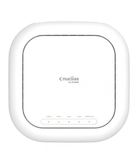 D-Link Punto de Acceso Nuclias AX3600 WiFi 6 Doble Banda - Gestionado en la Nube - 1 Puerto RJ45 - MU-MIMO - Cifrado WPA3