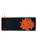 FR-TEC Mousepad Goku XL - Licencia Oficial Dragon Ball Super - Luz RGB en Bordes - Diseño Antideslizante - Tecnologia Plug and P