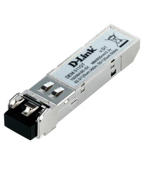 D-Link Modulo Mini-GBIC 1 Puerto LC 1000BaseSX Multimodo (3.3V, hasta 550m)