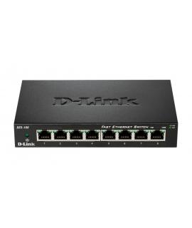 D-Link Switch 8 Puertos Fast Ethernet Gigabit 10100 Mbps