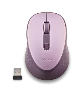 NGS Dew Lilac Raton Inalambrico USB 1600dpi - 3 Botones - Uso Diestro - Color Lila