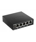 D-Link Switch 5 Puertos Gigabit 10/100/1000 Mbps - PoE+