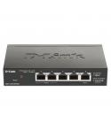 D-Link Switch Smart 5 Puertos Gigabit 101001000 Mbps - PoE