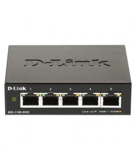 D-Link Switch Smart 5 Puertos Gigabit 10/100/1000 Mbps