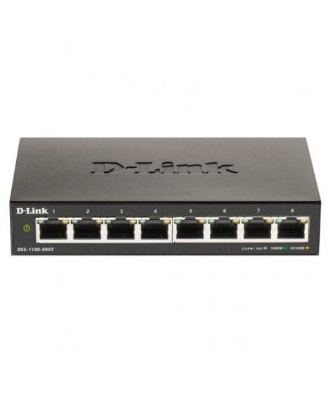 D-Link Switch Smart 8 Puertos Gigabit 101001000 Mbps