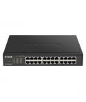 D-Link Switch Semigestionable 12 Puertos Gigabit PoE 100W + 12 Puertos Gigabit