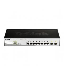 D-Link Switch Semigestionable 8 Puertos Gigabit PoE 45W + 2 Puertos Giga Combo