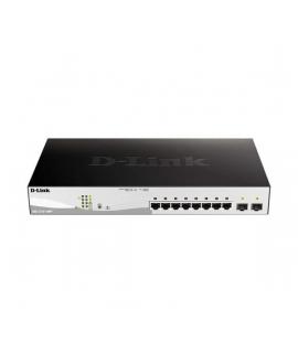 D-Link Switch Semigestionable 8 Puertos Gigabit PoE 130W + 2 Puertos Giga Combo