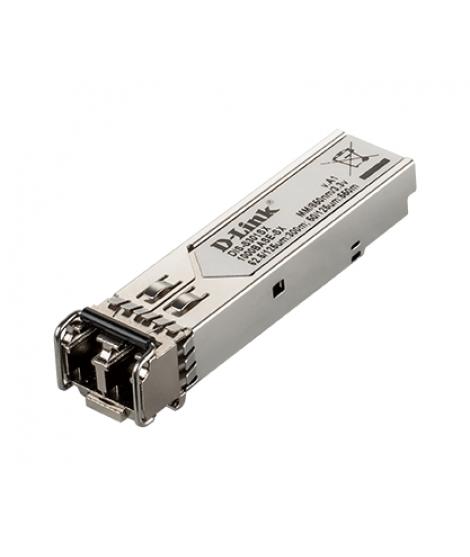 D-Link Modulo Transceptor de Fibra Multimodo Mini-GBIC SFP a 1000BaseSX de 1 Puerto - Hasta 550m